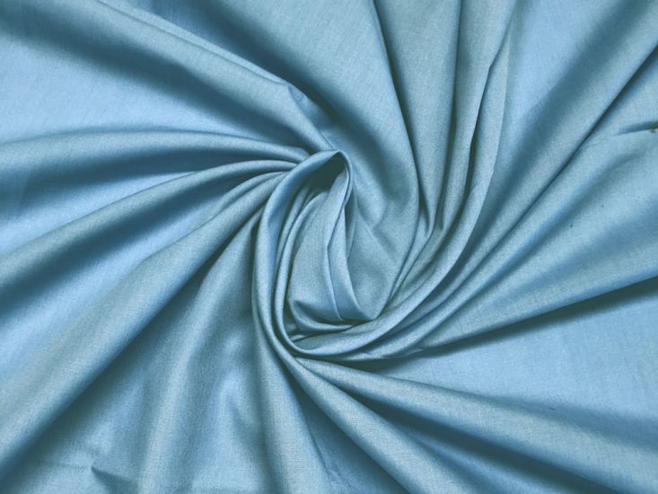 Plain Dye Polycotton, Cornflower