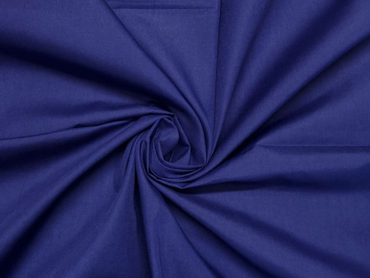 Plain Dye Polycotton, Indigo