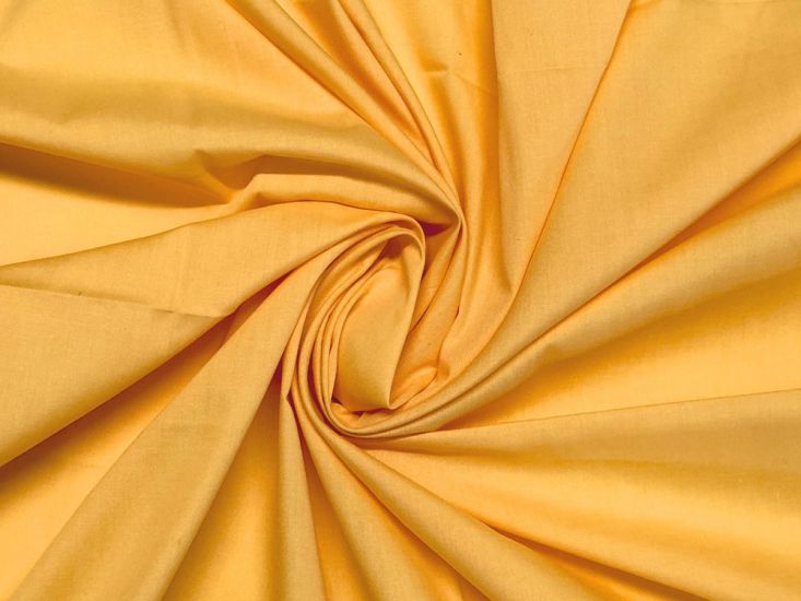 Plain Dye Polycotton, Marigold