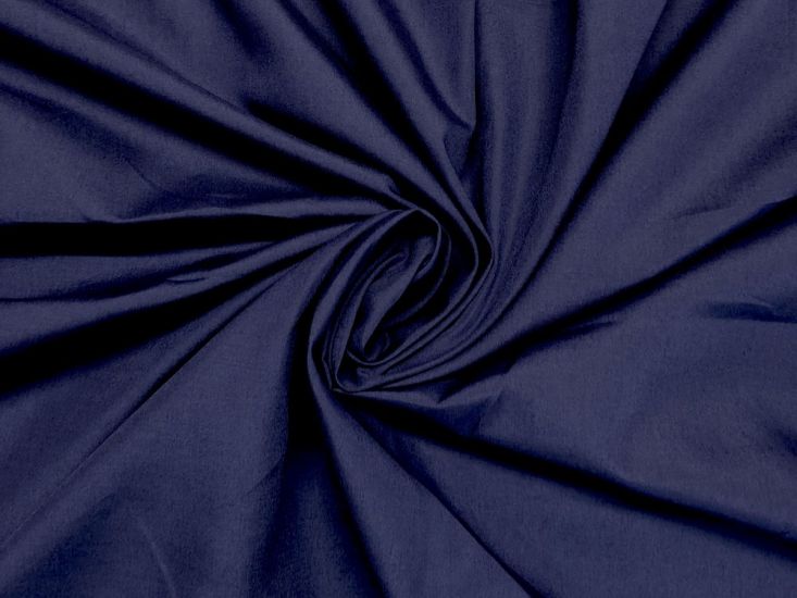 Plain Dye Polycotton, Navy