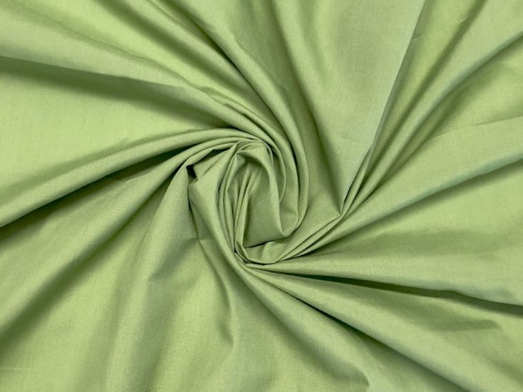 Plain Dye Polycotton, Sage