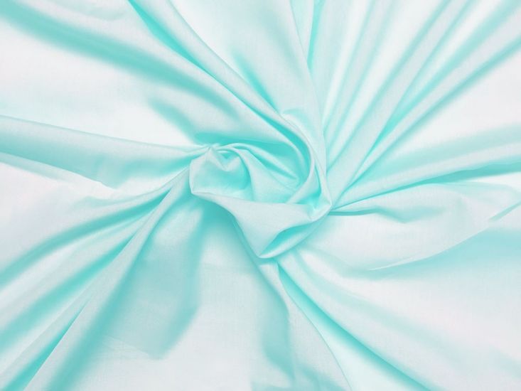 Plain Dye Polycotton, Sky Blue