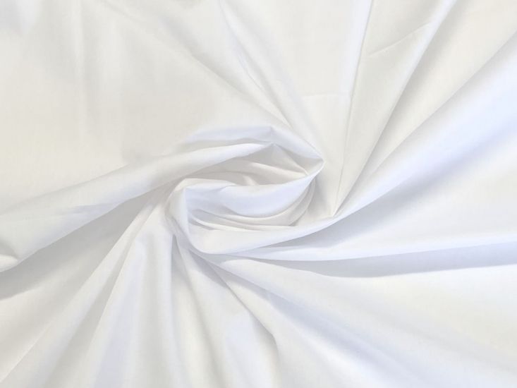 Plain Dye Polycotton, White