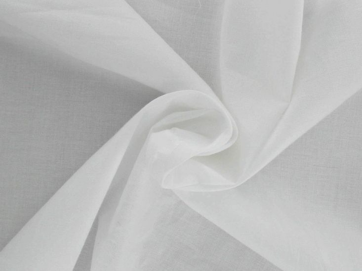 Plain Dye Soft Cretonne Cotton, White