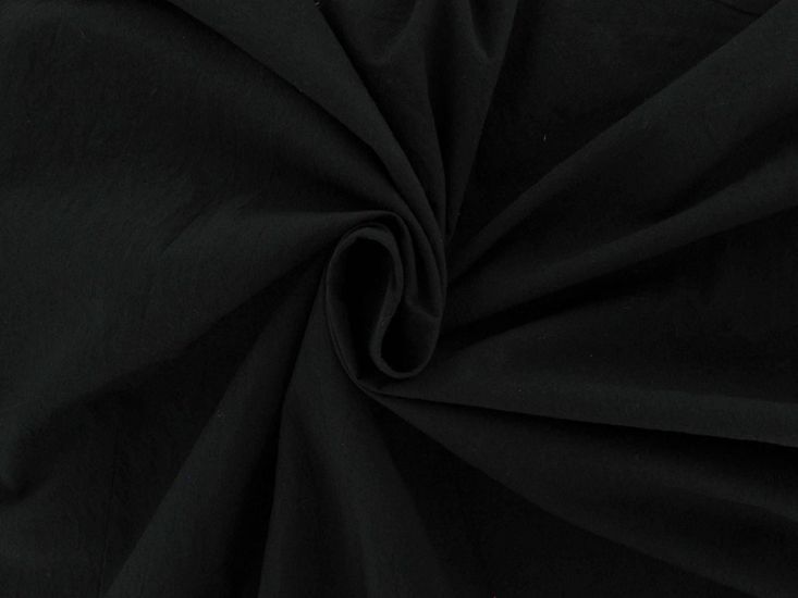 Plain Dye Soft Washed Cotton, Black