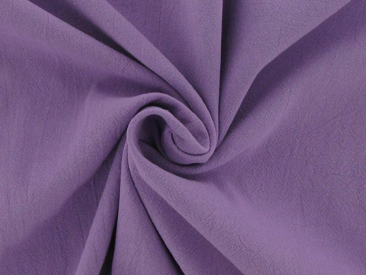 Plain Dye Textured Crinkle Cotton, Purple