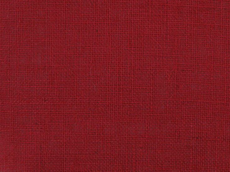Plain Dyed Hessian, Red