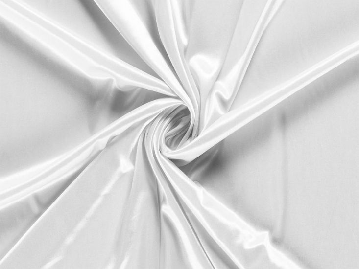 Plain Polyester Lining - White