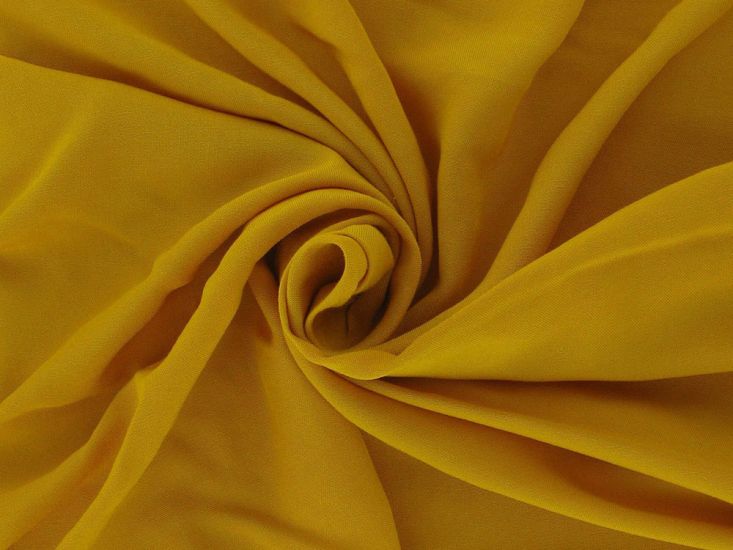 Plain Viscose Chalis, Gold