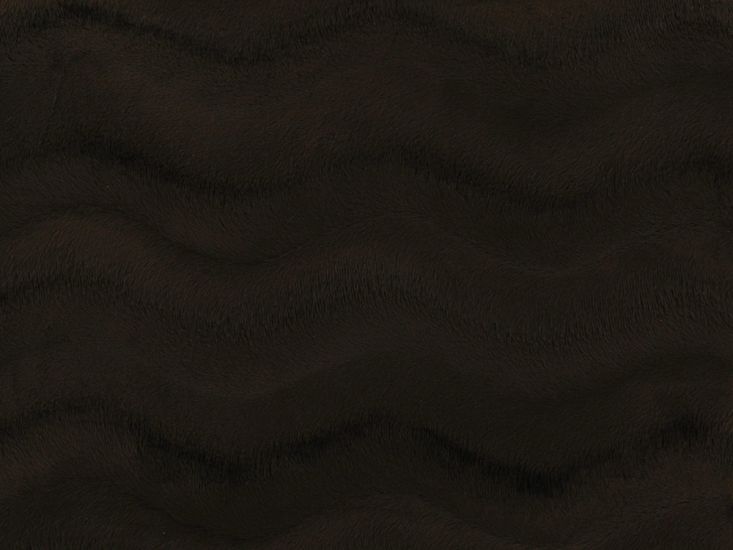 Plain Wavy Velboa, Brown