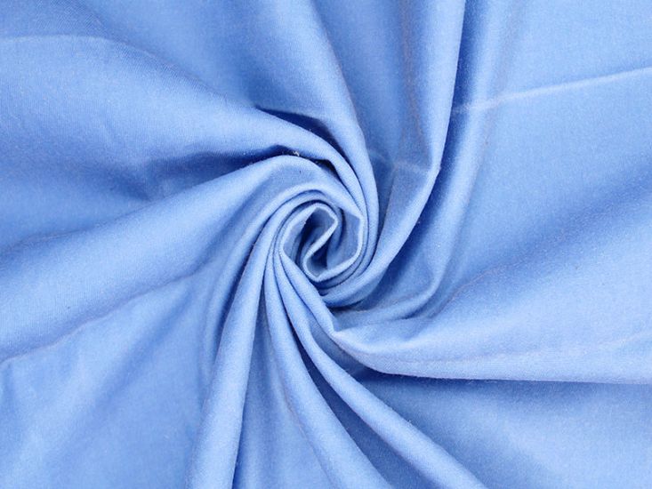 Plain Waxed Cotton, Light Blue