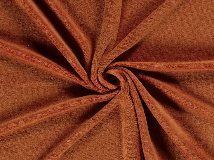 Plush Bamboo Blend Towelling, Rust