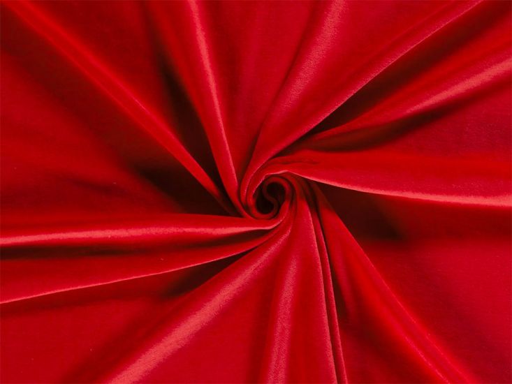 Plush Nicky Velour, Red