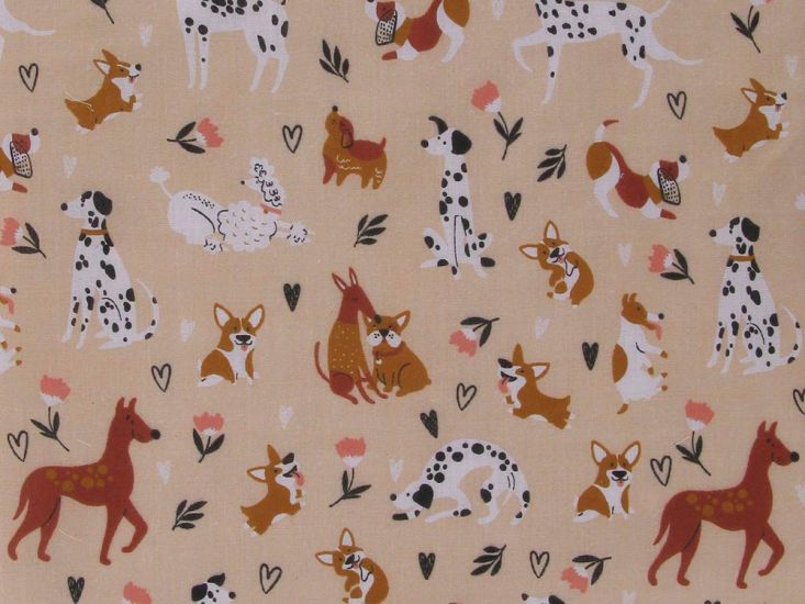 Pooch Parade Polycotton Print, Pink