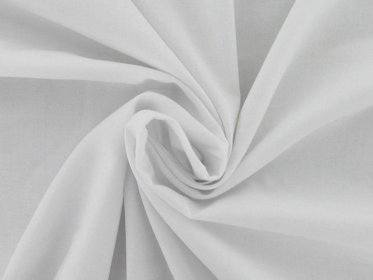 Premium Cotton Lawn, Optic White