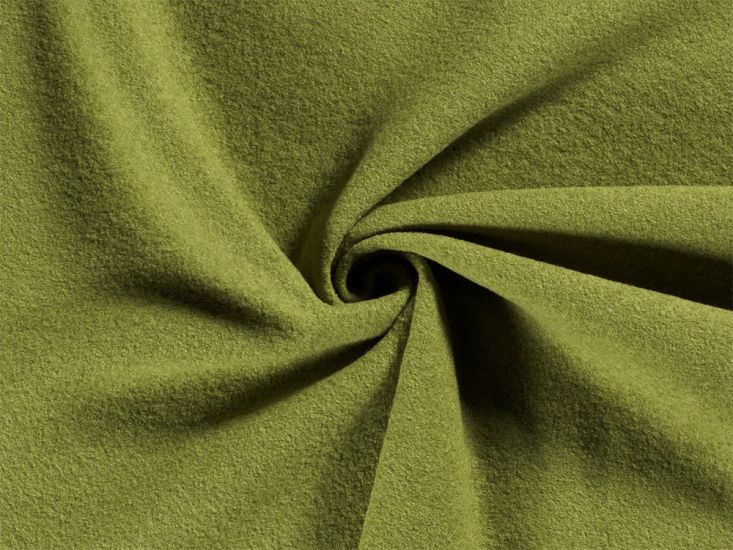 Premium Pure Boiled Wool, Olive Green