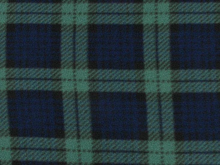 Premium Soft Anti Pil Fleece Highland Tartan, Clifton