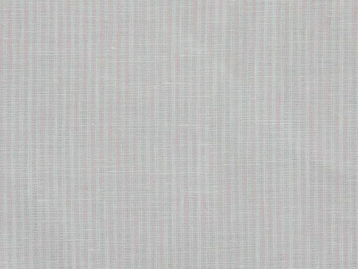 Quintin Narrow Stripe Irish Linen, Pastel Pink