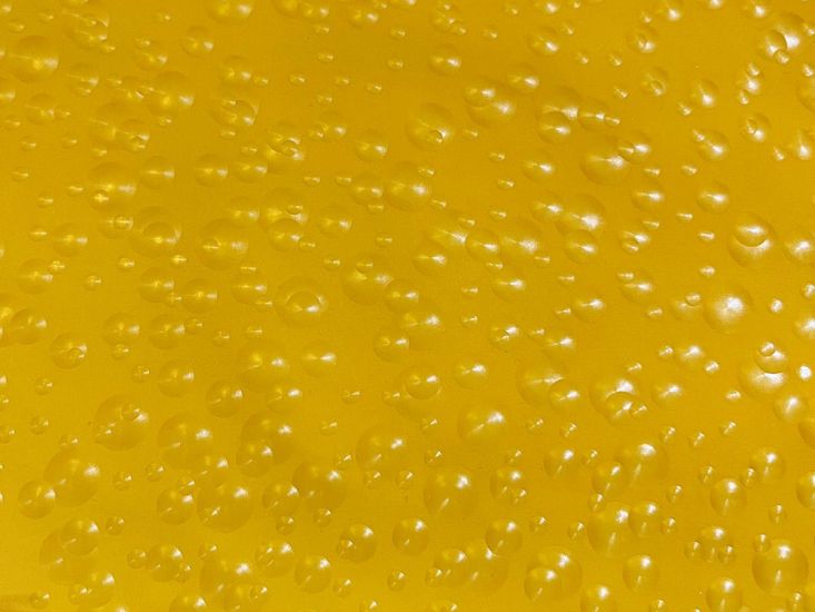 Raindrop Water Resistant PU, Yellow