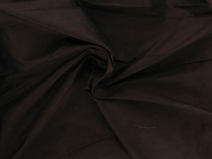 Rani Indian Silk Dupion, Chocolate