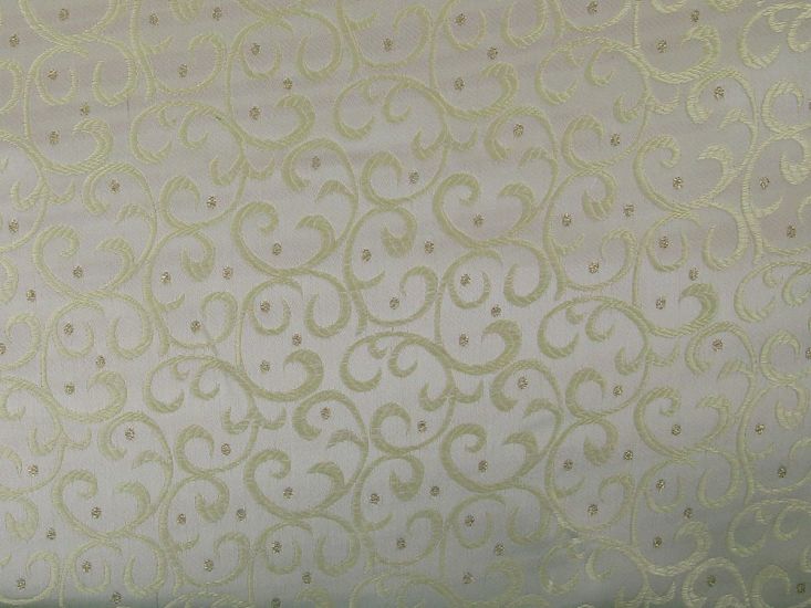 Regal Swirl Satin Jacquard, Gold