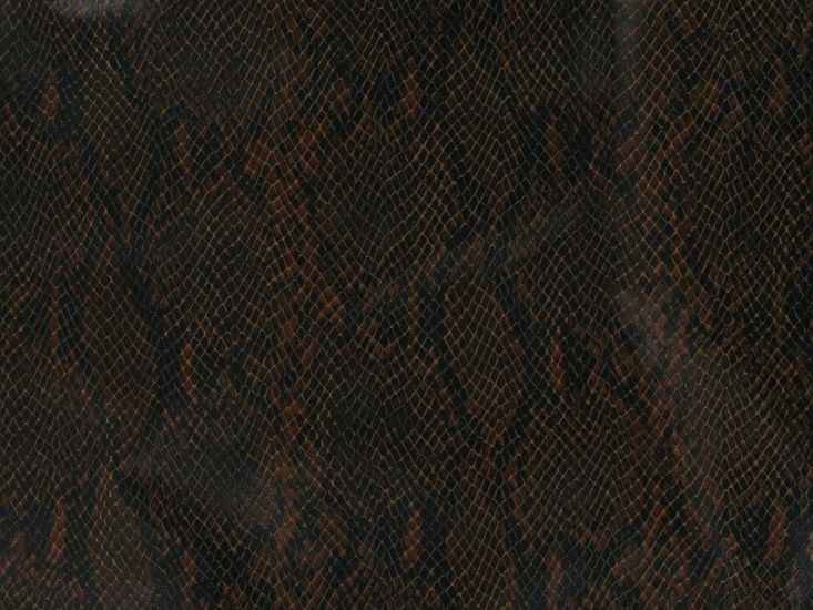 Reptile Skin Leatherette, Brown