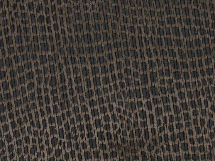 Reptile Spot Burnout Flock with Lurex Stripe, Gold