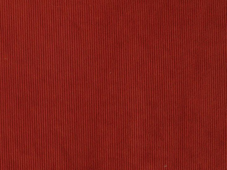 Ribbed Velour Jersey, Burnt Orange