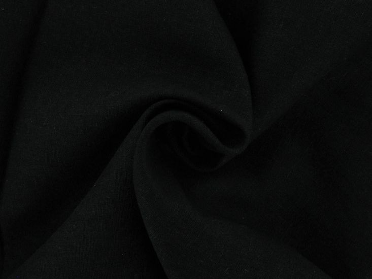 Riya Viscose Linen Blend, Black