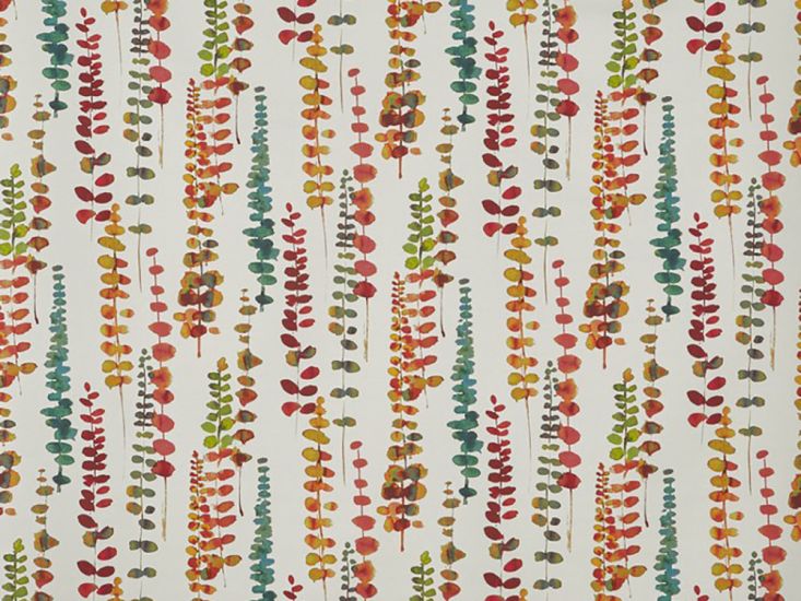 Santa Maria Cotton Curtain Fabric, Rumba