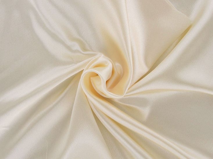 Satin Back Crepe, Cream