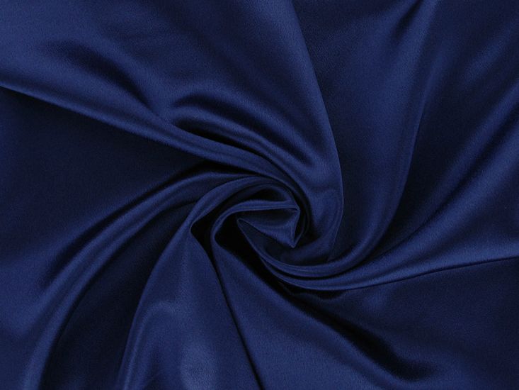 Satin Back Crepe, Navy