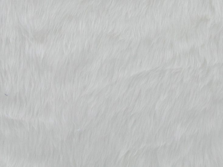 Short Pile Fur Fabric - Ecru