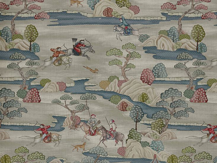 Showcase Cotton Rich Printed Panama, Osaka