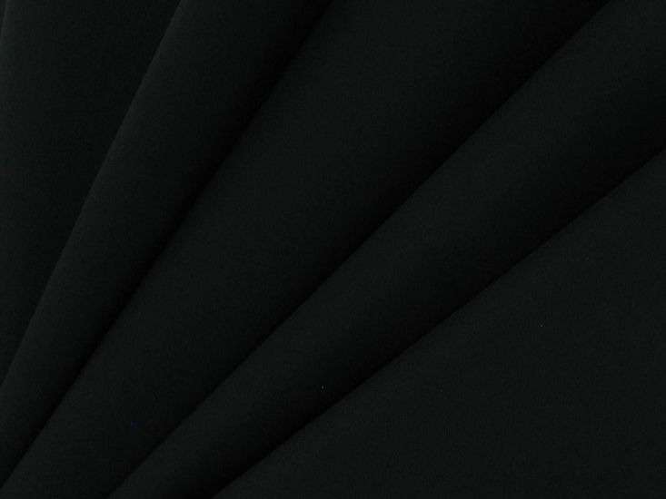 Showerproof Bi-Stretch Panama, Black