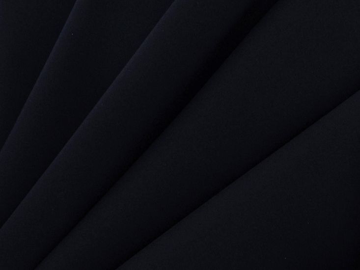 Showerproof Bi-Stretch Panama, Dark Navy