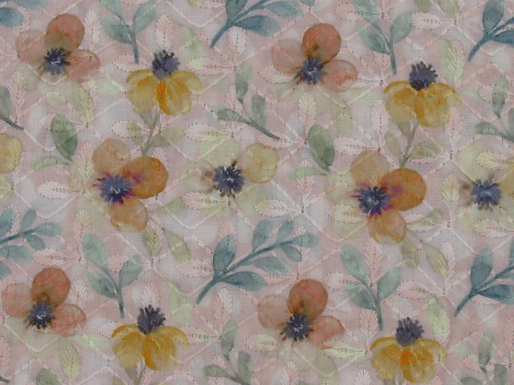 Silent Flower Embroidered Anglasie, Pink