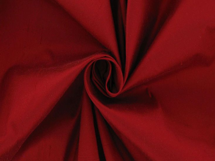 Silk Dupion, Dark Red