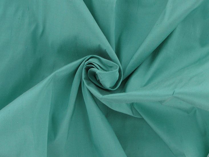 Silk Dupion, Jungle Green