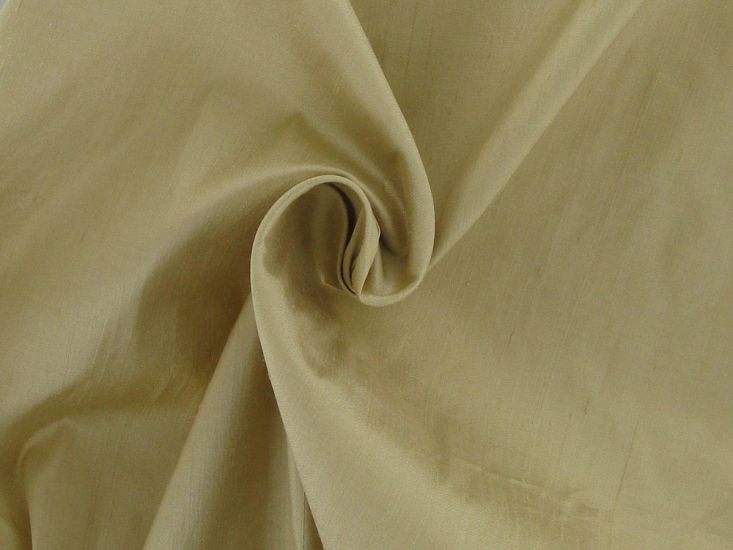 Silk Dupion, Pale Gold