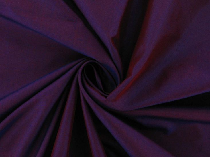 Silk Dupion Roll End, Amethyst, 2m