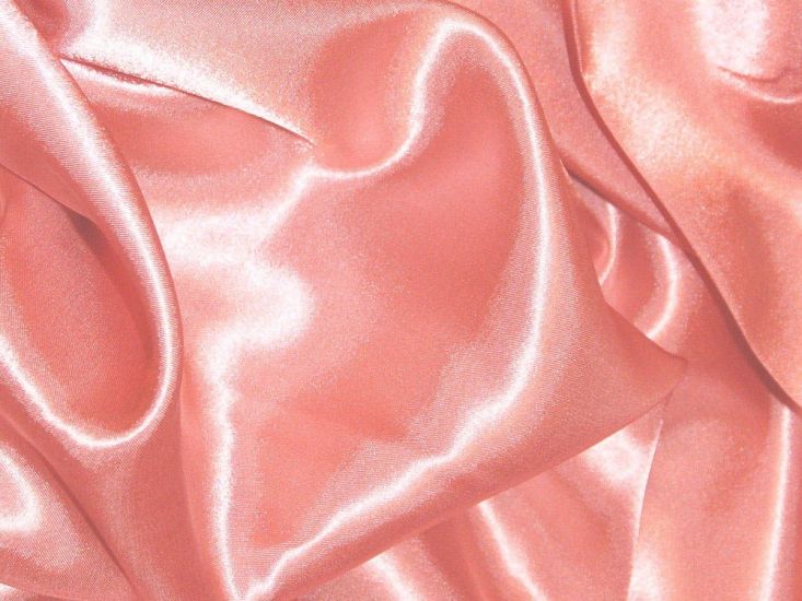 Silk Feel Polyester Satin, Peach
