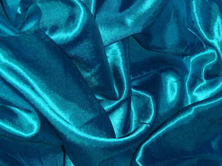 Silk Feel Polyester Satin, Teal