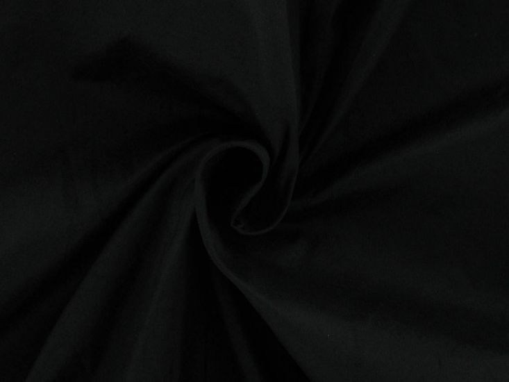 Smooth Silk Dupion, Black