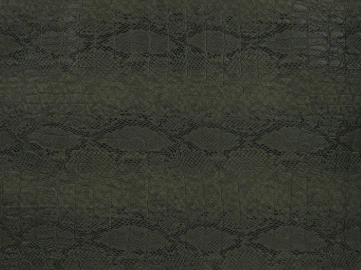 Snake Skin Leatherette, Olive