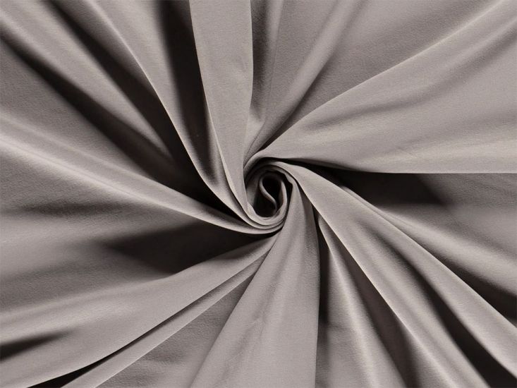 Soft Brushed Cotton French Terry, Smoke