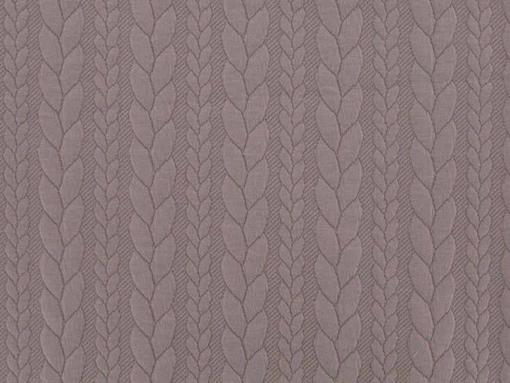 Soft Cable Knit Jersey, Dusky Pink