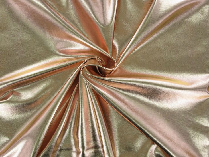 Spandex Mirror Foil, Rose Gold