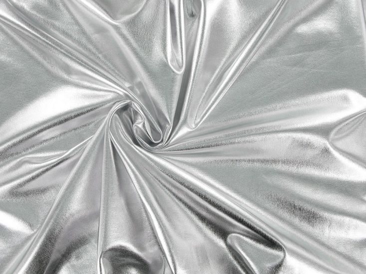 Spandex Mirror Foil, Silver