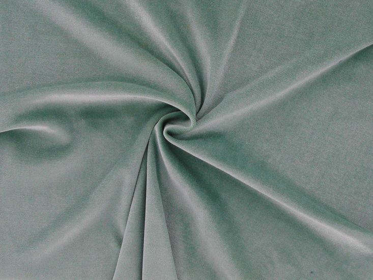 Spandex Plush Stretch Velour, Sage